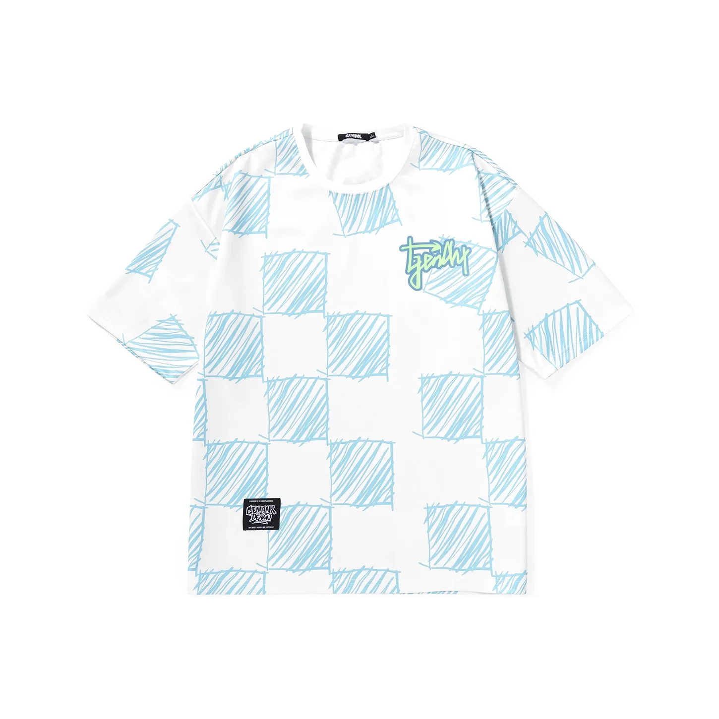 GENANX Белая Унисекс Футболка