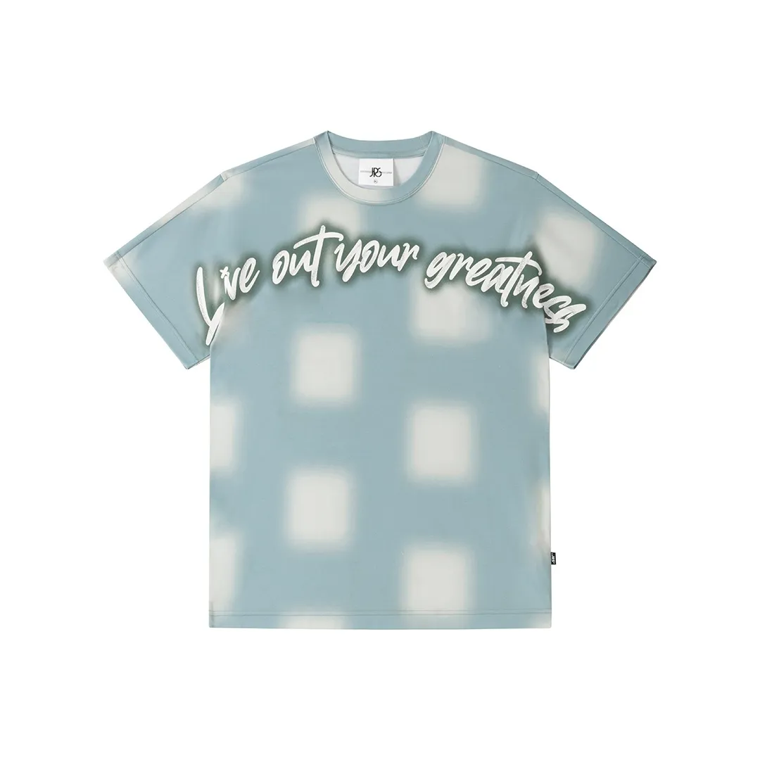 JRs Прямой крой T-рубашка Unisex Light Синий