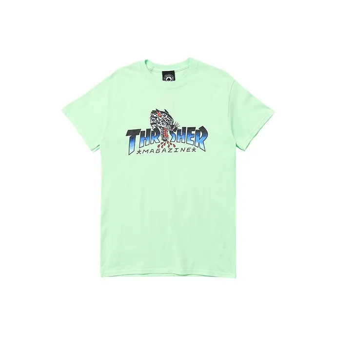 Thrasher T-Shirt US Version Unisex Green Трашер Т-Ширт Американская Версия Унисекс Зеленый