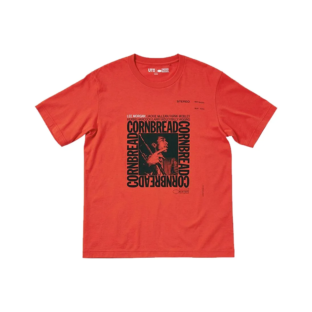 UNIQLO T-рубашка унисекс кораллово-красный