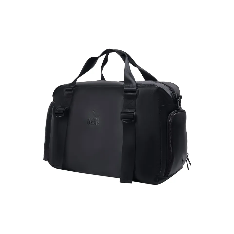 Granite Gear Eco Friendly RPET Recycled Leather Film Material Gym Bag Regular Unisex Black
