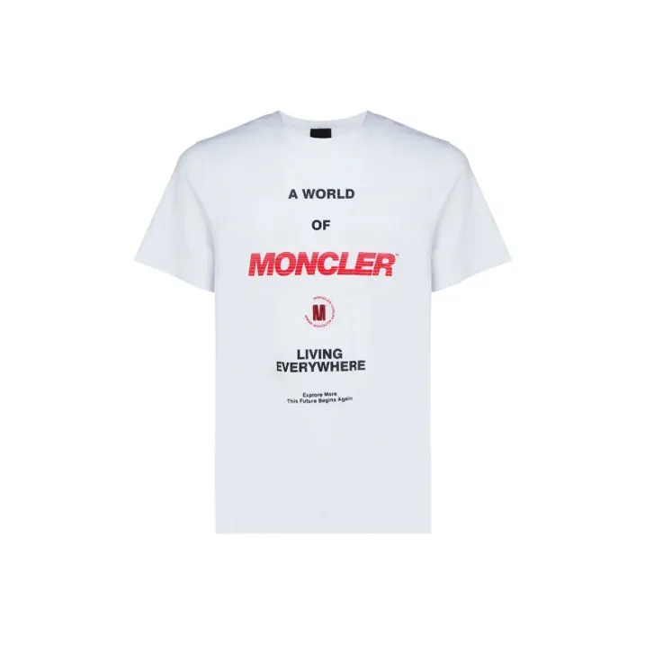 Moncler SS22 T Shirts Men's White