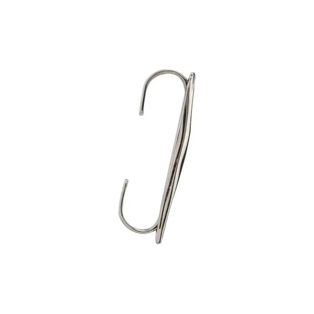 Alexander McQueen Metal Earrings Unisex Silver