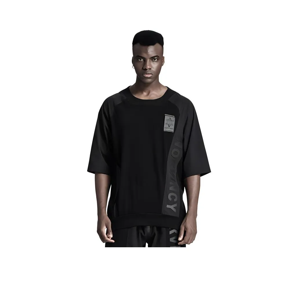 NORVINCY Удобный Moisture Wicking Дышащий Значок 100% Хлопок Круглый вырез Футболка Унисекс