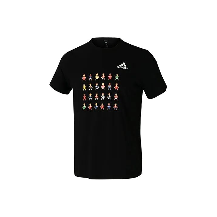 Adidas Мужские черные футболки