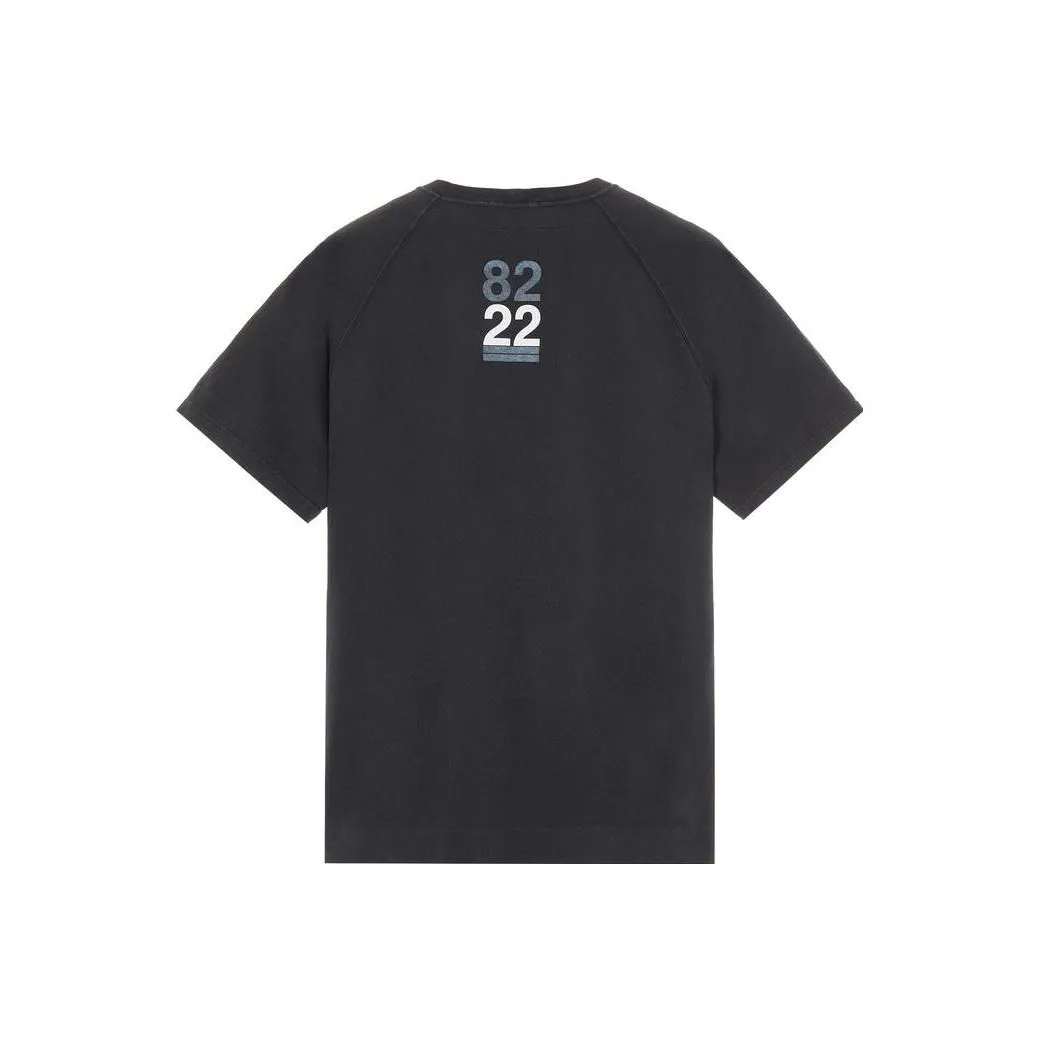 STONE ISLAND Stone Island 40Th Anniversary Collection Черные Мужские T-Рубашки