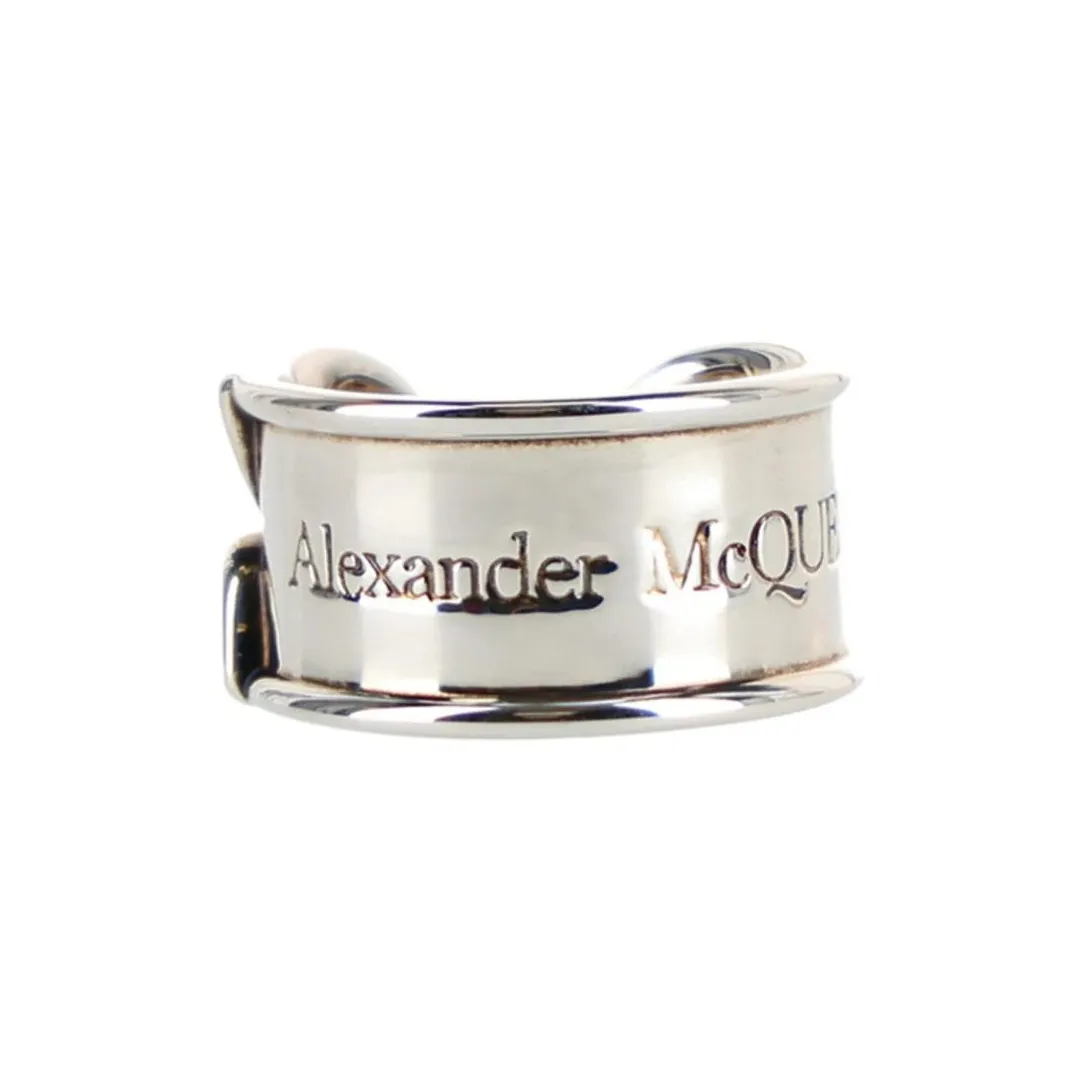 Alexander McQueen Safety Pin Ring