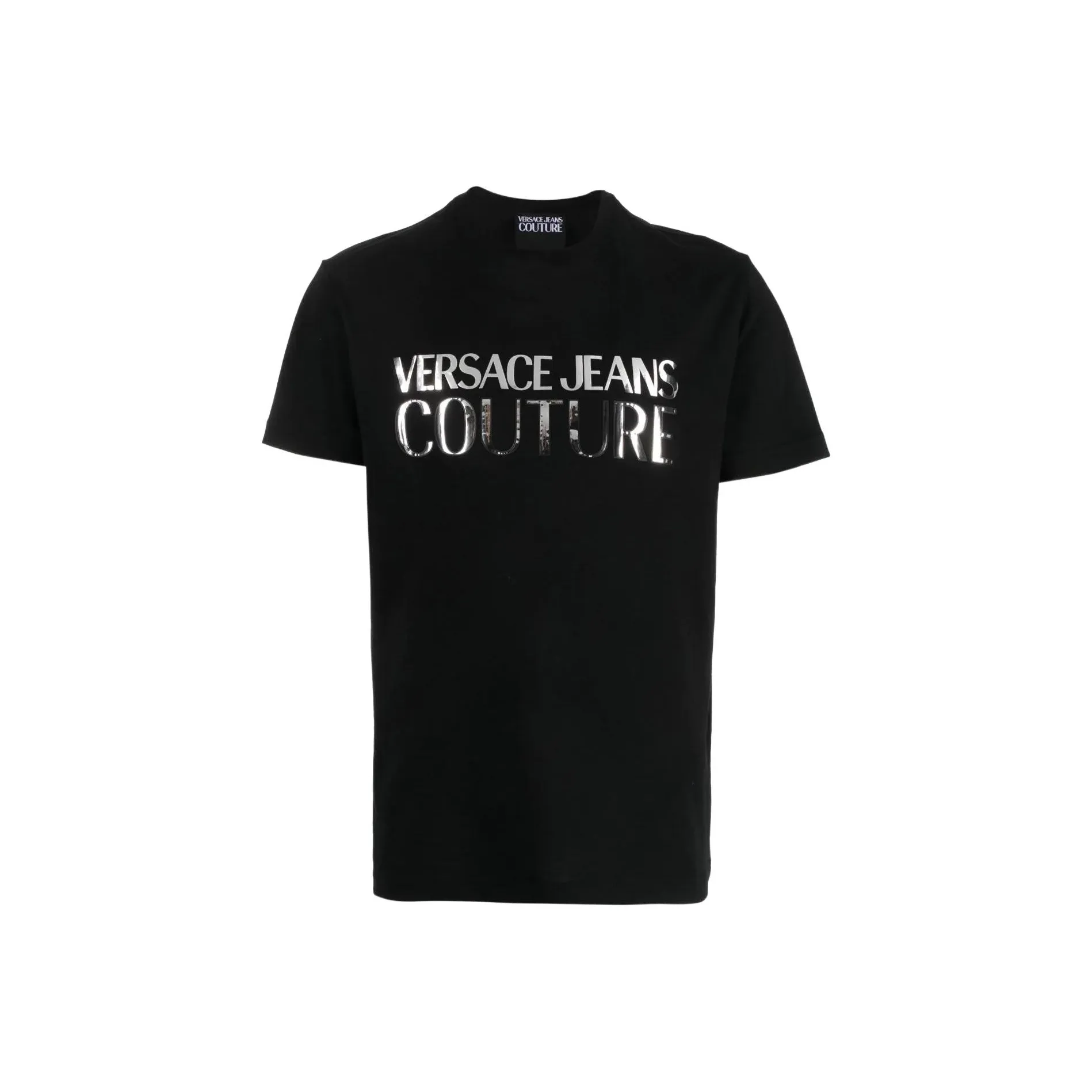 VERSACE Jeans Couture Logo patch Cotton T shirt
