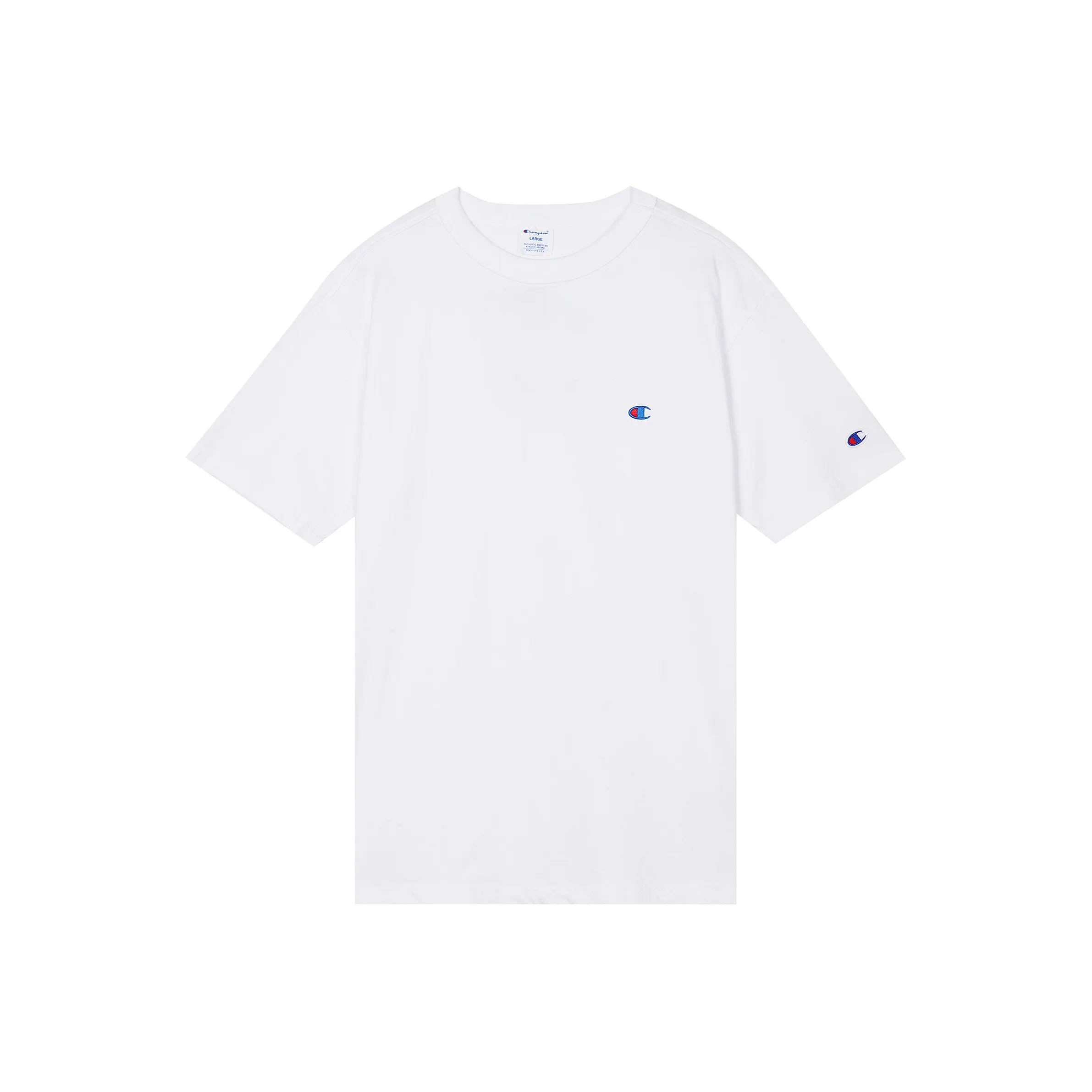 Champion T-Shirt Японская версия Унисекс Белый