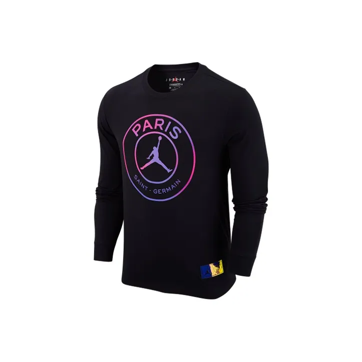 Jordan PSG T Shirts Men's Black