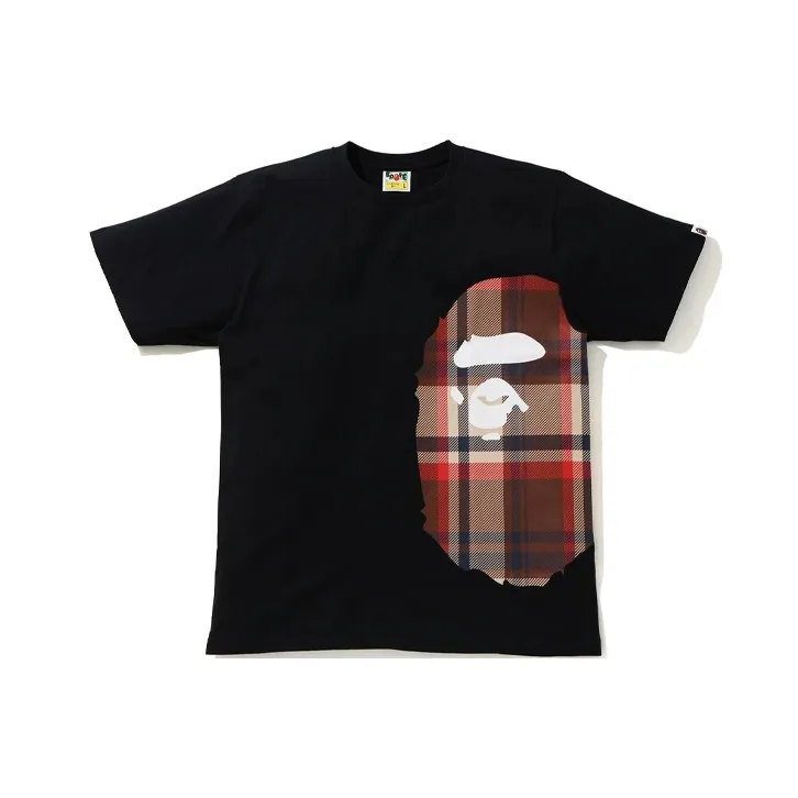 Martine Rose Floral Shirt Check Side Big Ape Head Tee