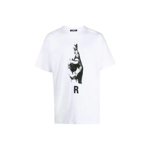 RAF SIMONS Белая Мужская Рубашка