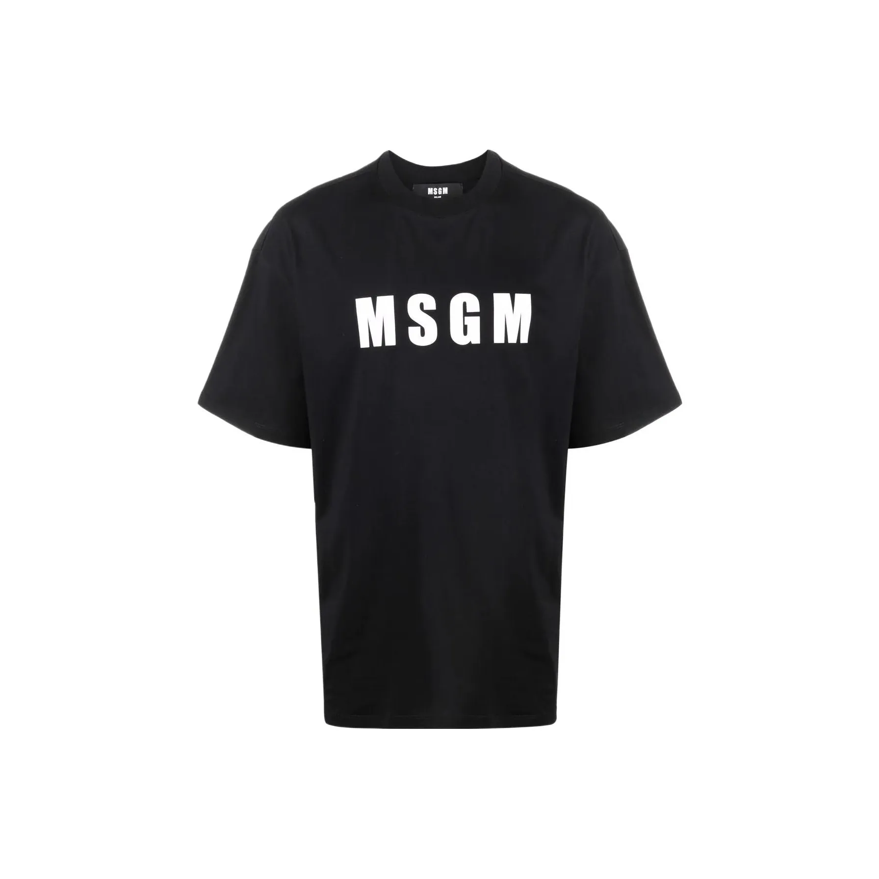 MSGM Черные Мужские T-Рубашки