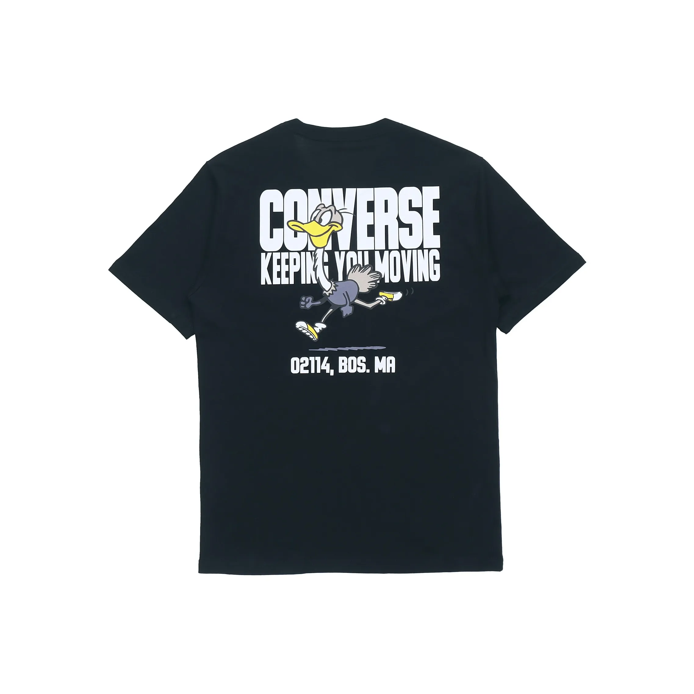 Конверс Keep Moving Черные Мужские T-Рубашки