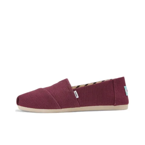 Toms Женские повседневные туфли, темно-красный, женские
