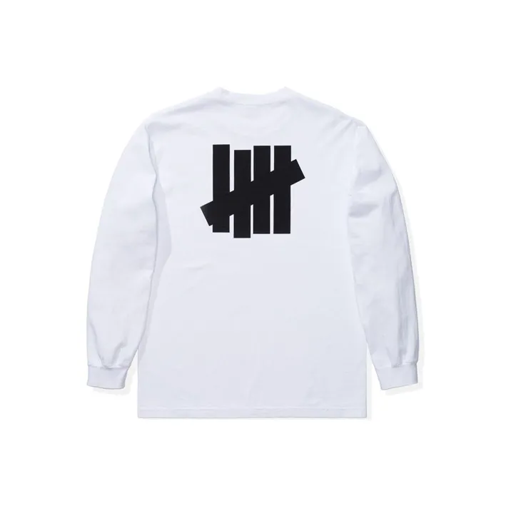 UNDEFEATED FW19 Длинный рукав Т-рубашка Унисекс Белый