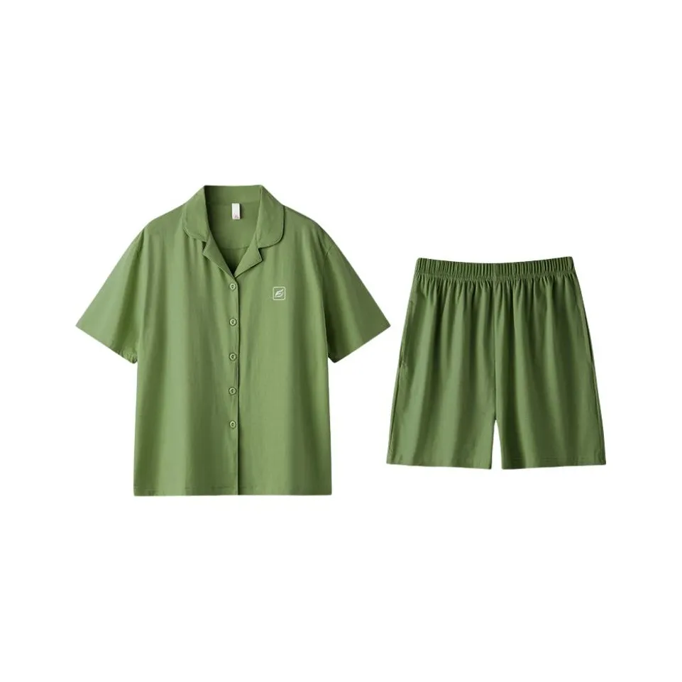 ZAO FU NIAO Пижамный комплект женский оливково-зеленый