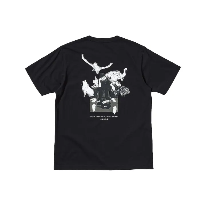 UNIQLO Черная унисекс футболка