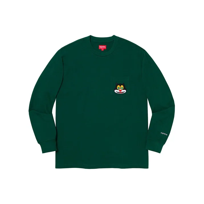Supreme Cat L/S Pocket Tee