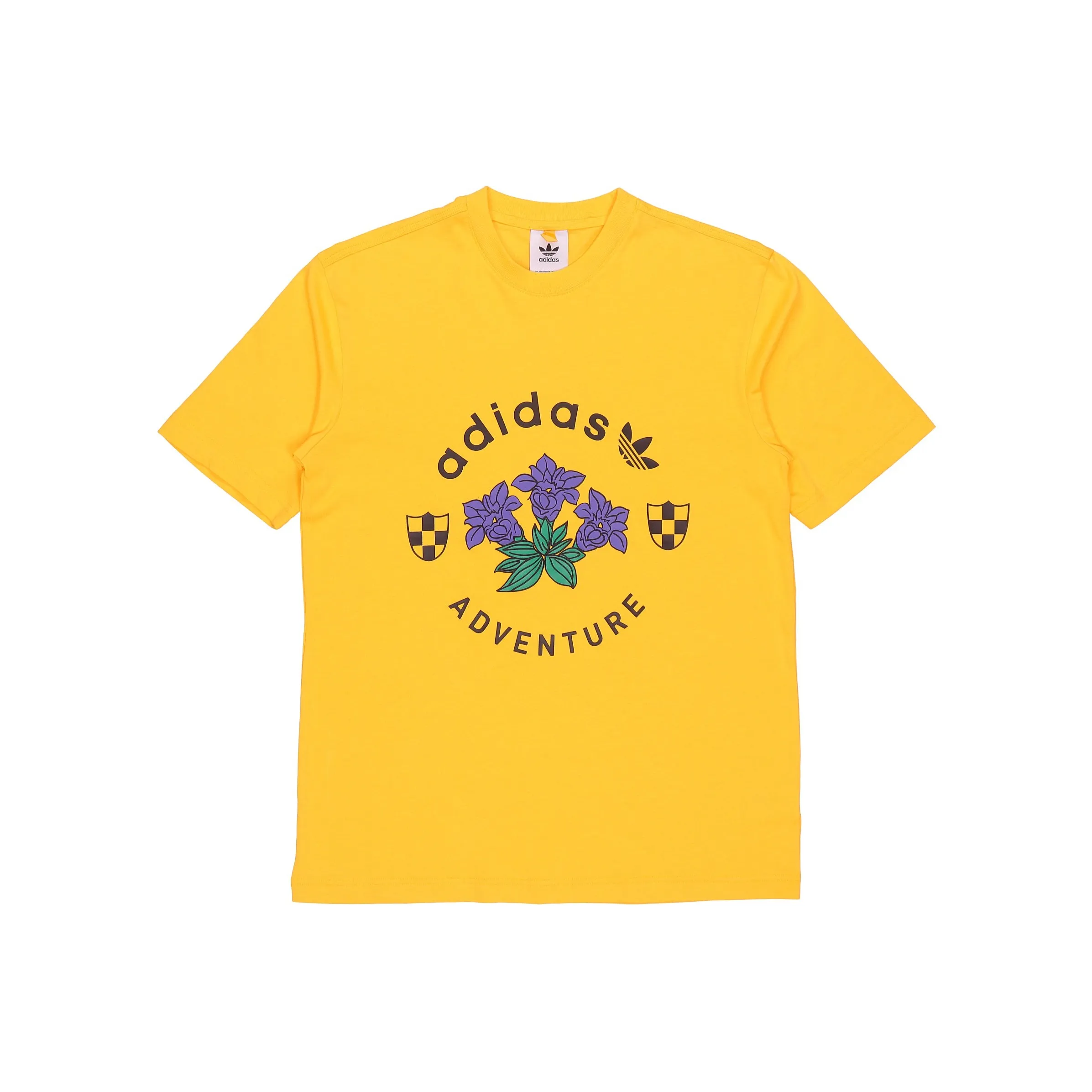 Adidas Originals Adventure T-Shirt Мужская Солнечный Желтый