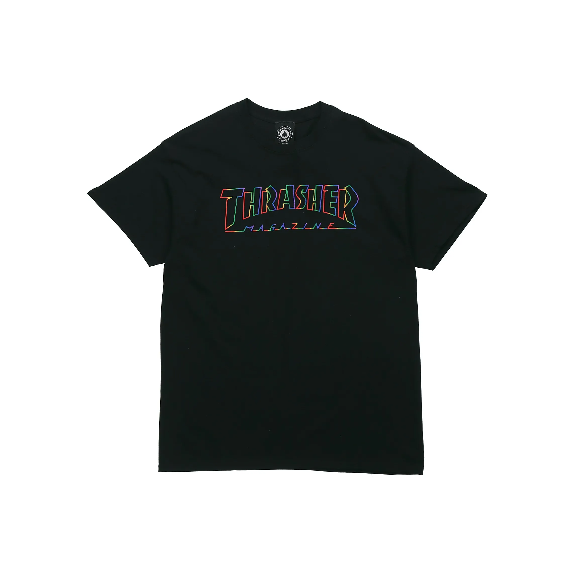 Thrasher T-Shirt US Version Unisex Black Т-Рубашка Thrasher US Version Унисекс Черная