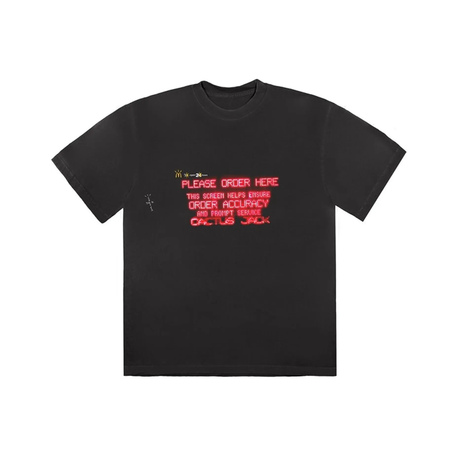 Travis Scott X McDonald's Order Here T Shirt