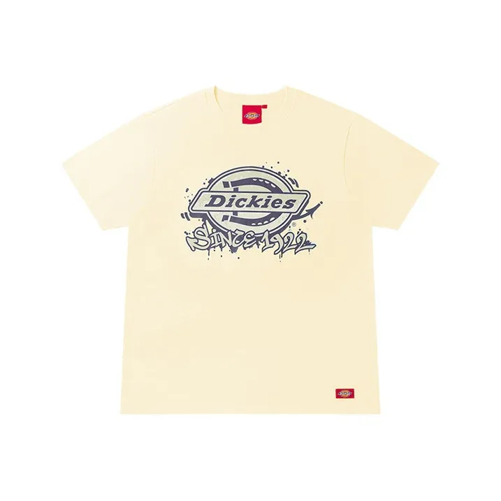 Dickies SS22 Прямой крой T-рубашка Unisex Light Burnt Yellow