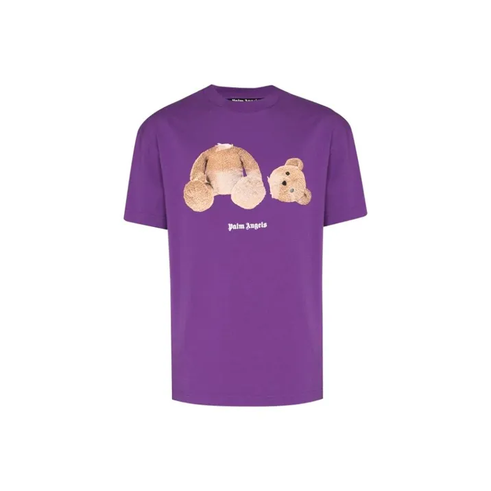 PALM ANGELS T Shirts Unisex Purple