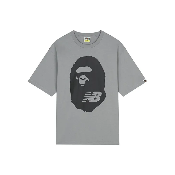 New Balance x Bape Crossover T Shirt Men's Gray