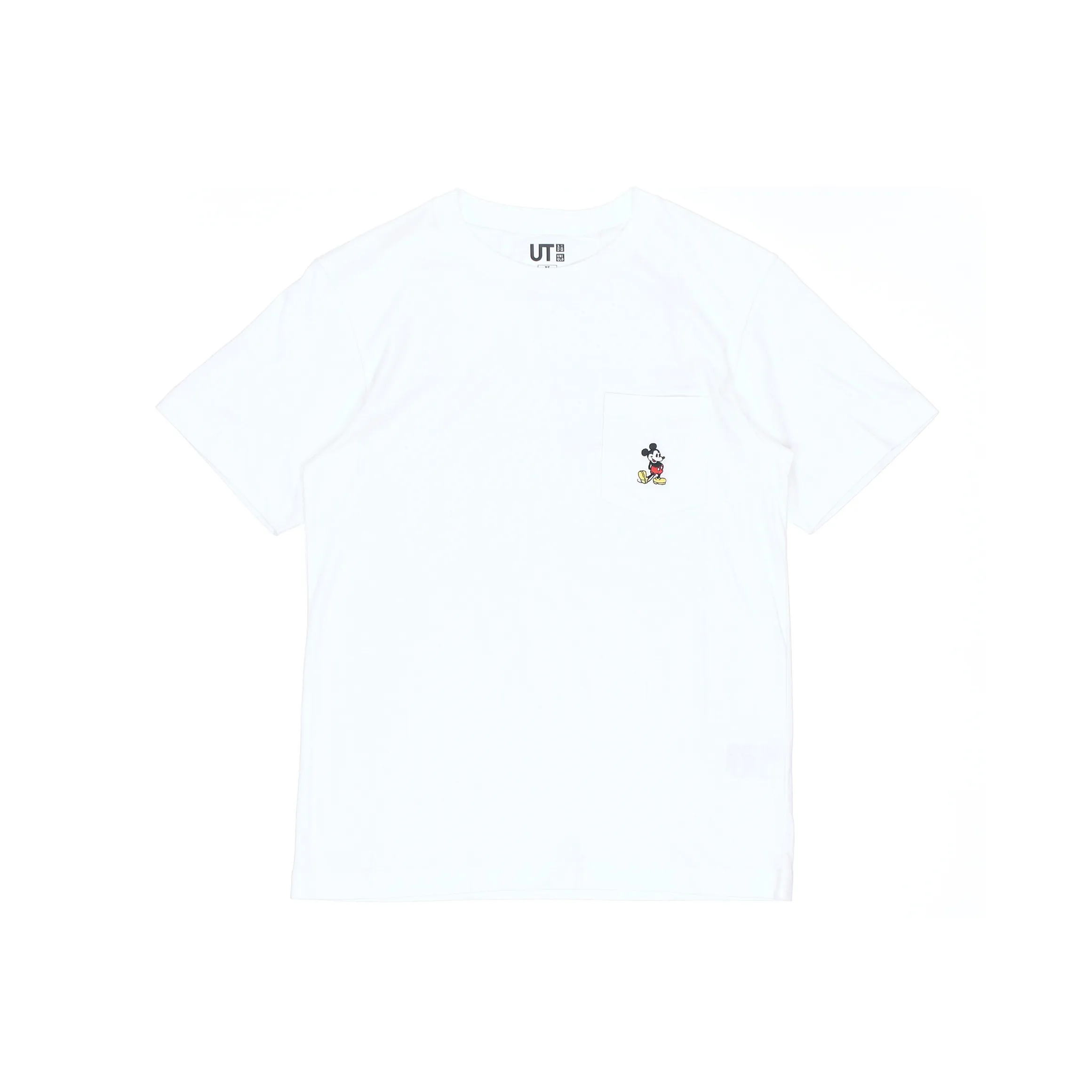 UNIQLO Дисней Co Бренд Белая Унисекс Футболка