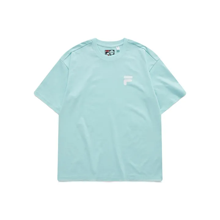 FILA FUSION T Shirt Unisex Ice Pink Green