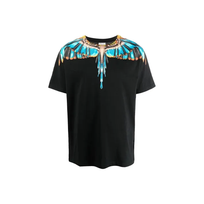 Marcelo Burlon Мужские черные T-рубашки