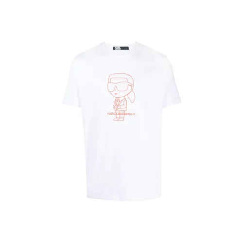 KARL LAGERFELD / Karl Lagerfeld Jeans Белая Мужская Рубашка