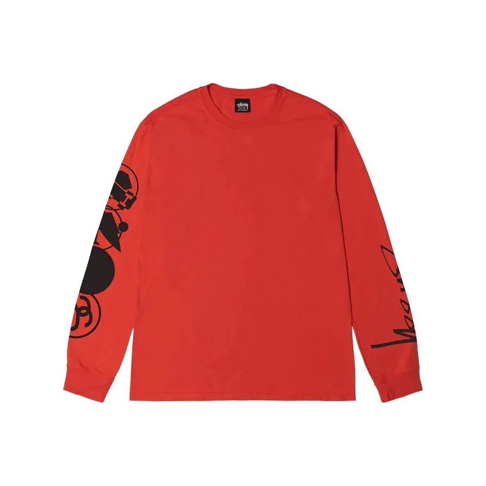 Stussy Stacked Pigment Dyed Long Sleeve Tee
