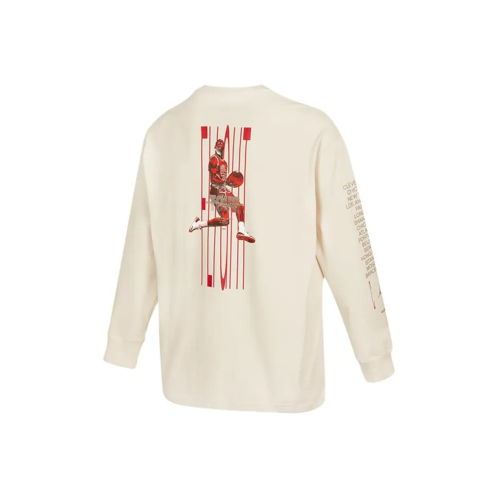 Jordan T Shirts Men's Ecru