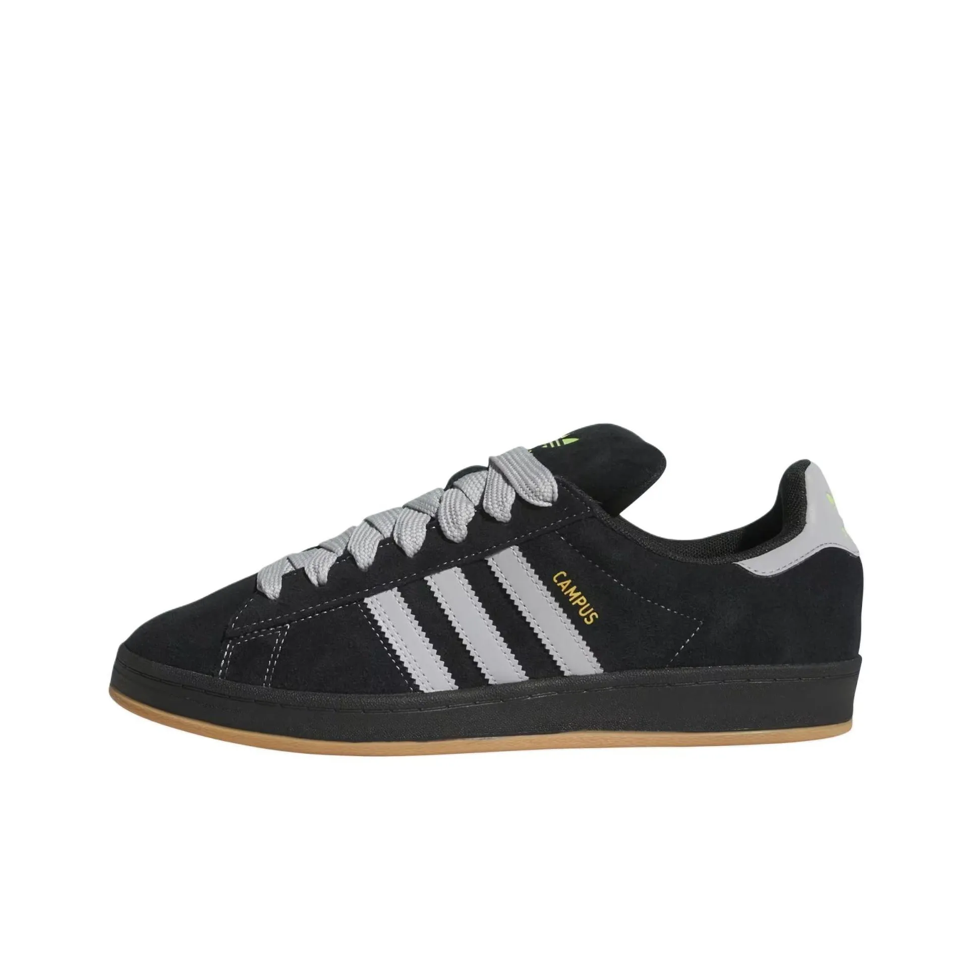 Adidas Originals Campus 90s Anti Slip Wear Resistant Low Top Skateboard Shoes Unisex Black