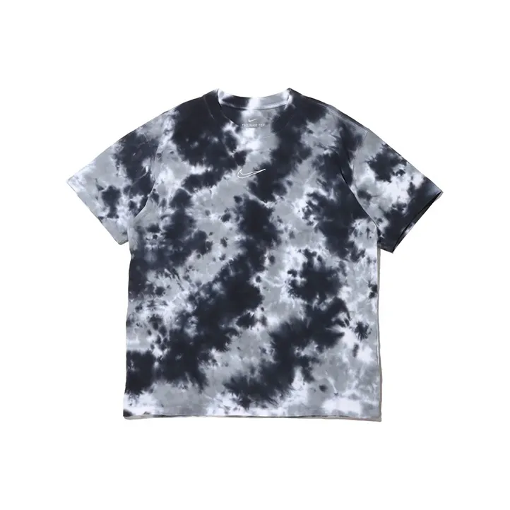 Nike Sportswear Loose Fit Tie-Dye Print Tee Gray
