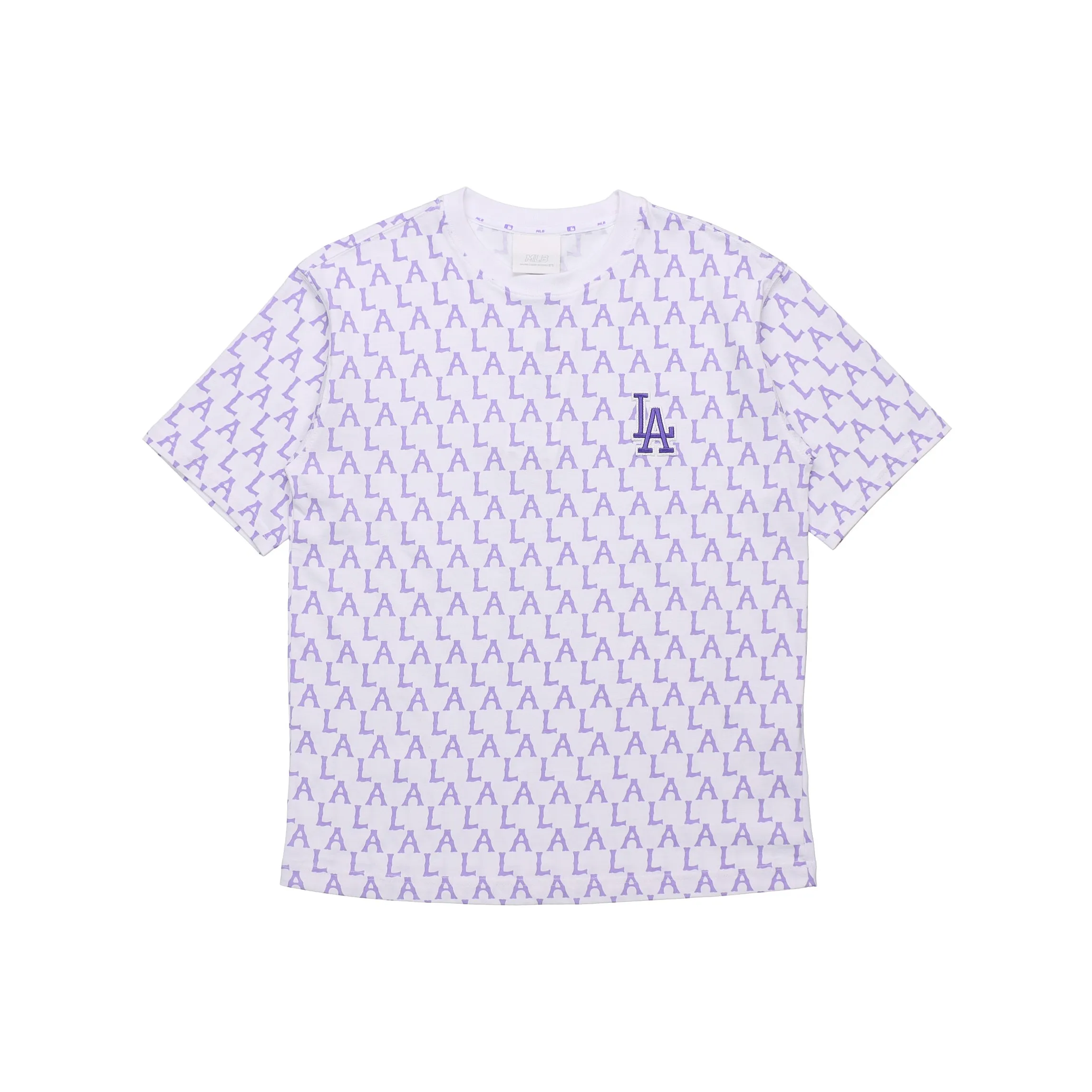 MLB Los Angeles Dodgers Set in Sleeve T Shirt Unisex White