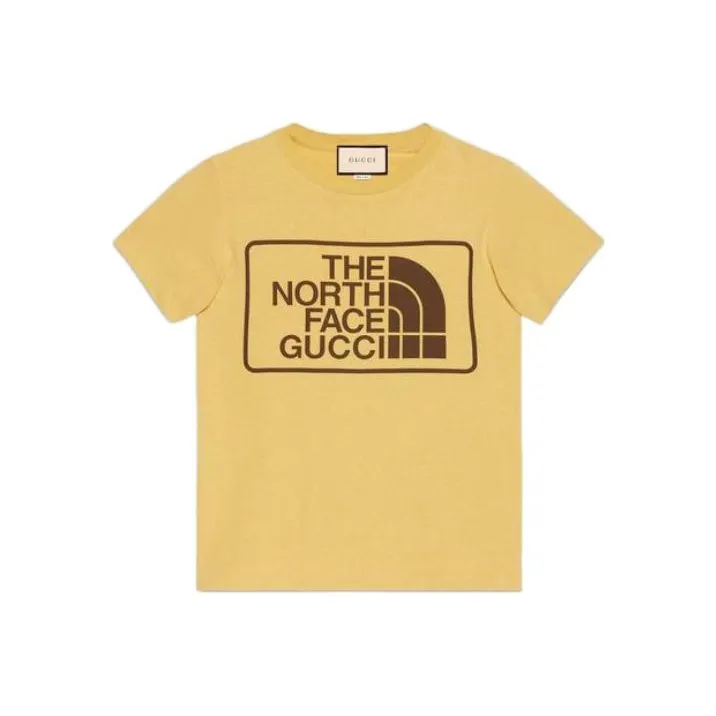 The North Face X GUCCI X The North Face T Shirts Men Yellow