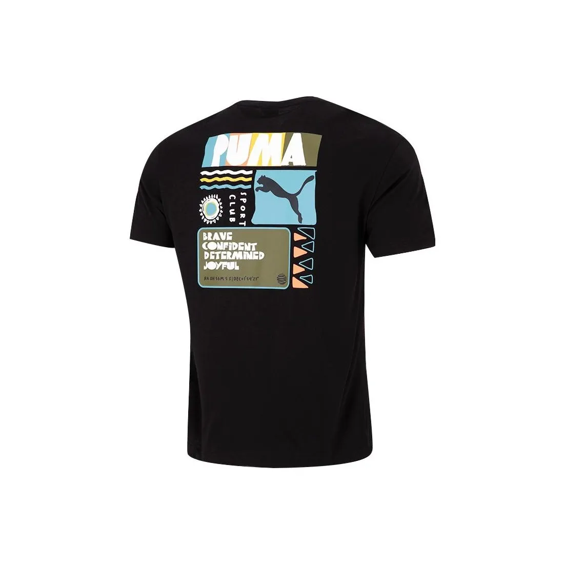 PUMA Мужская черная футболка