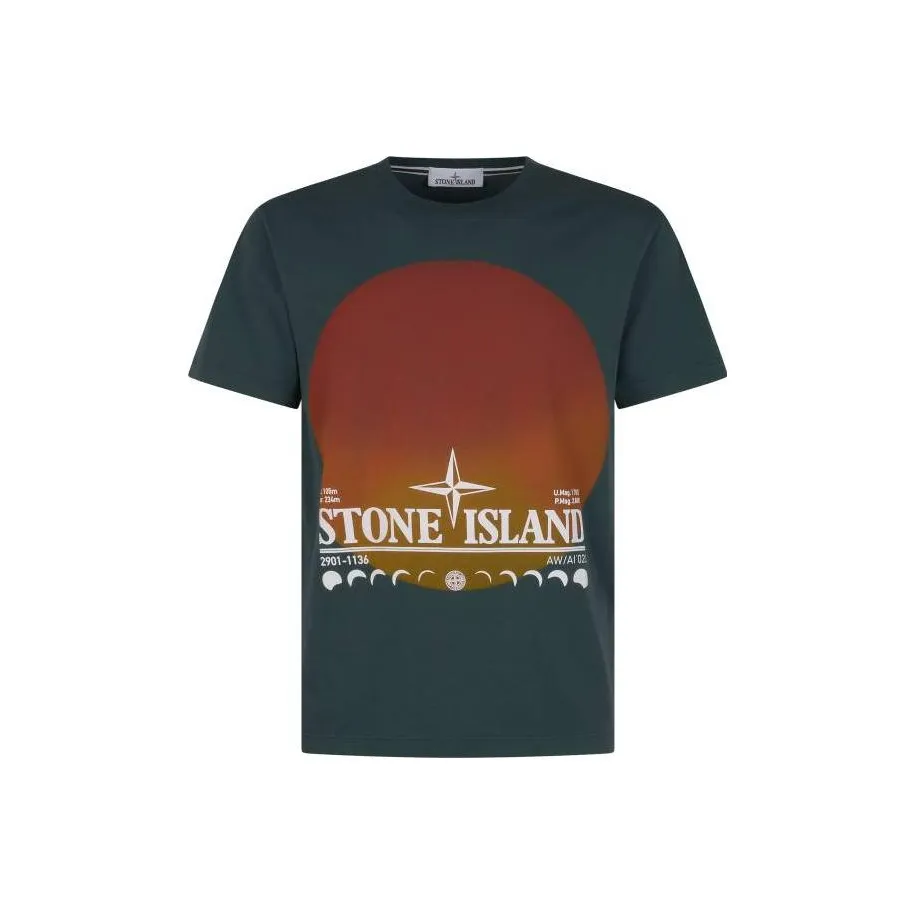 STONE ISLAND FW22 T-Shirt Мужской Зеленый