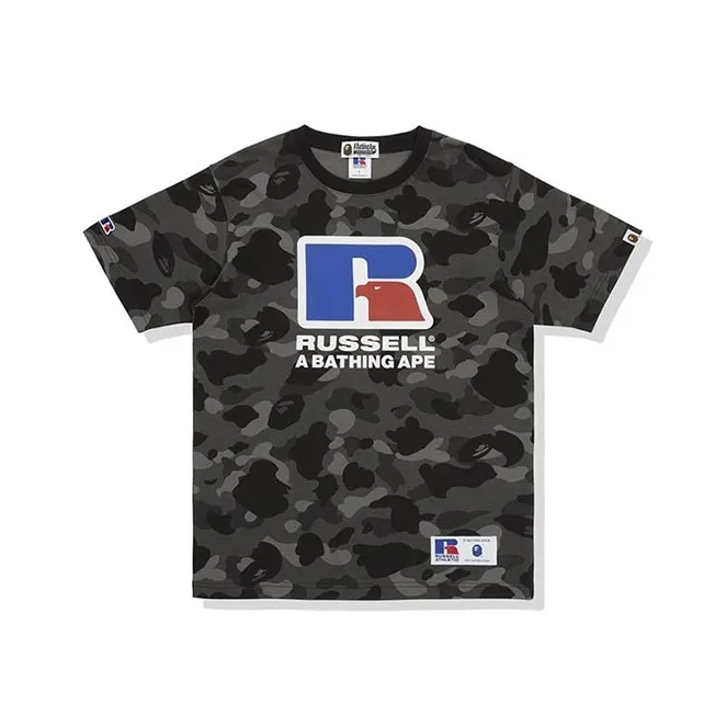 A BATHING APE x RUSSELL T Рубашка Мужская
