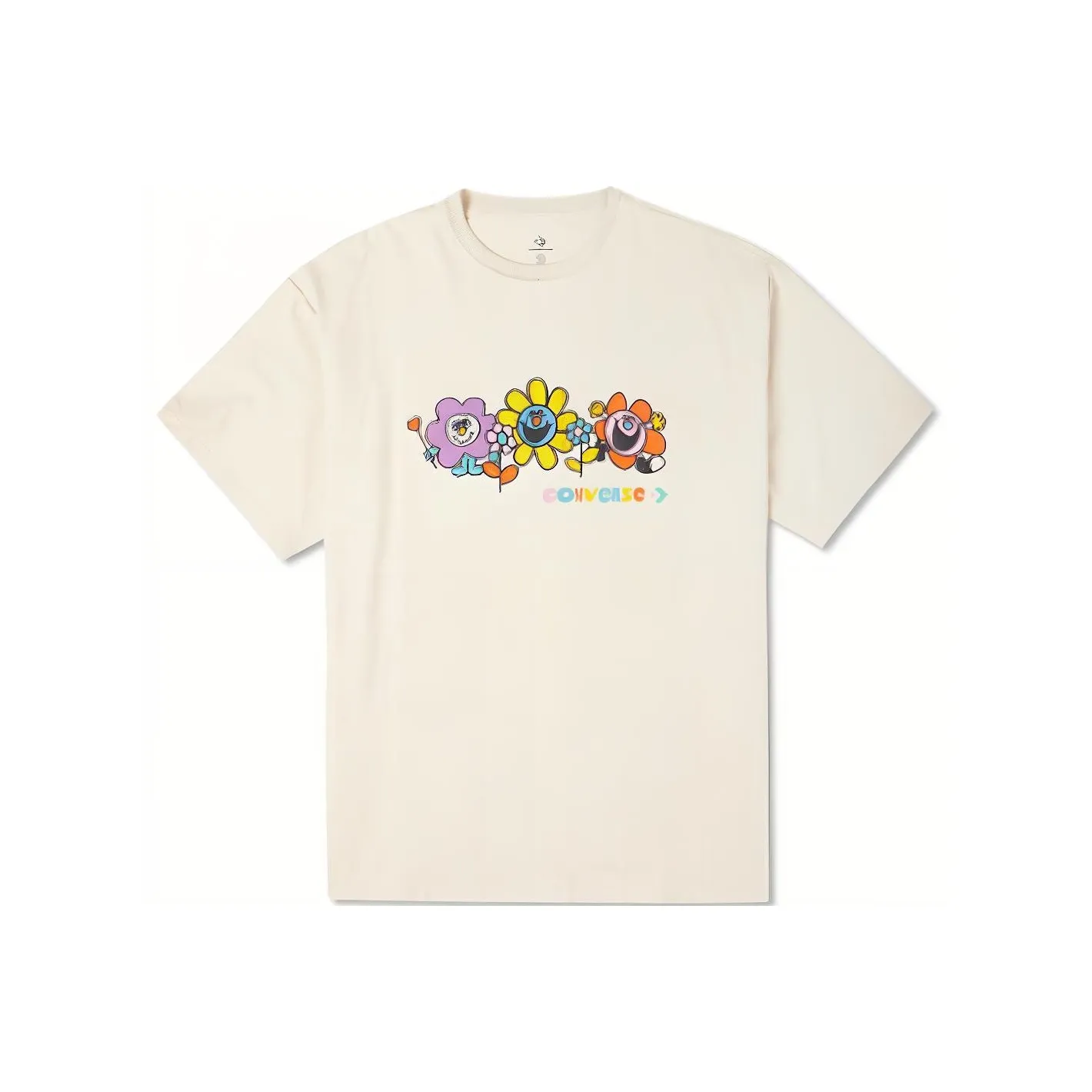 Конверс MUCH LOVE T-Shirt Унисекс Молочно-белый