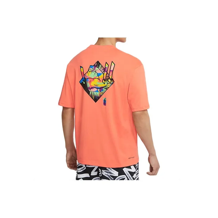 Jordan T-Shirt Men's Grass Mat Orange