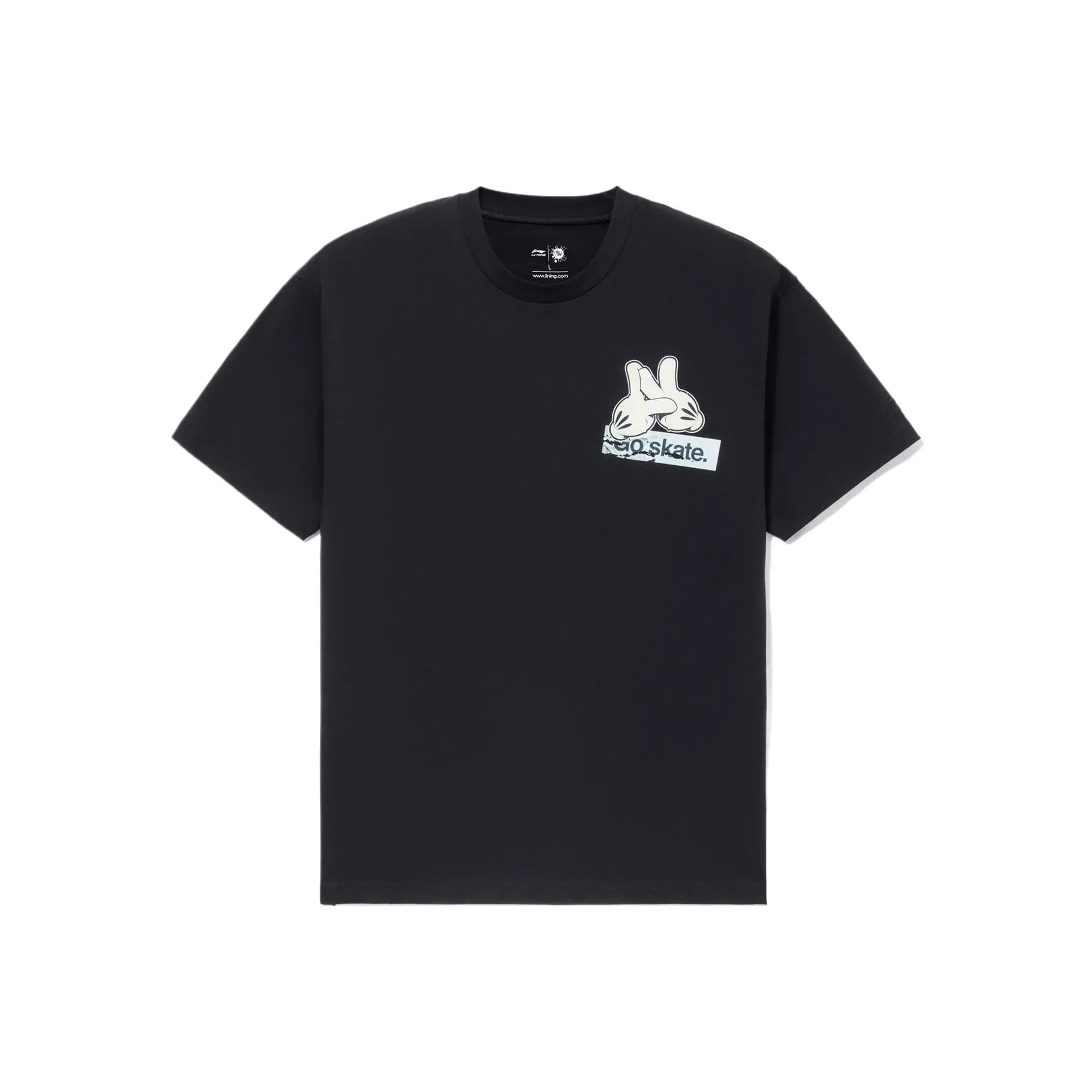 LINING x OG_SLICK Скейтборд T-Shirt Мужской Черный