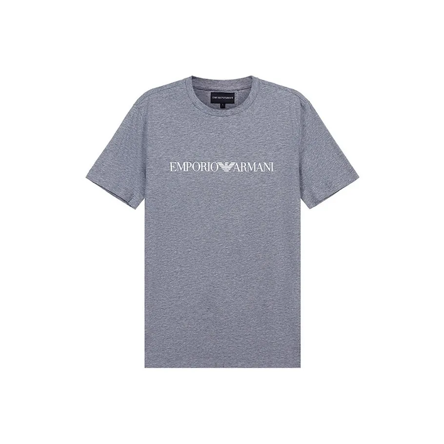EMPORIO ARMANI FW21 T Рубашка Мужская Серого цвета
