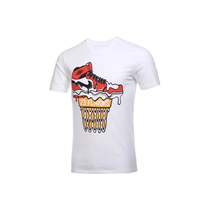 Jordan Air T Shirts Men's White