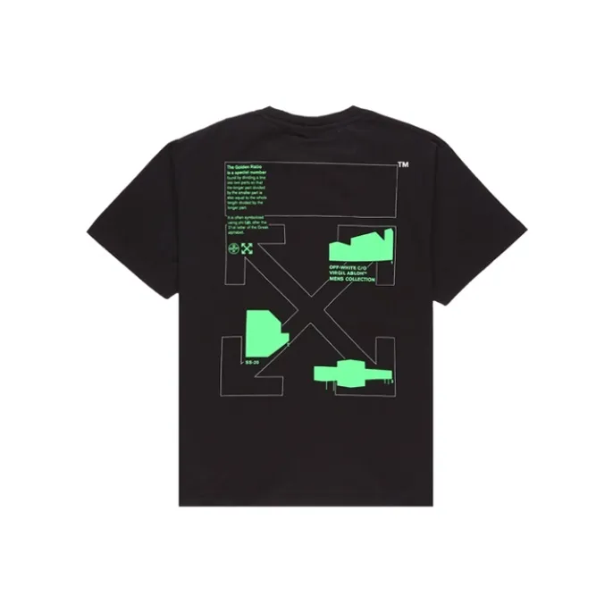 OFF WHITE SS20 T Shirt Loose Fit Style Men's