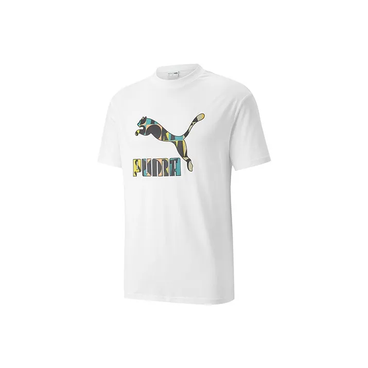 PUMA Белая Мужская Футболка