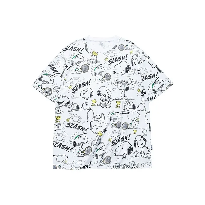 Anta x SNOOPY Life Collection T Shirt Unisex White